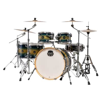 Mapex Armory Series Studioease 6-Pc Shell Pack Fast Toms - Black Onyx Burst image 2