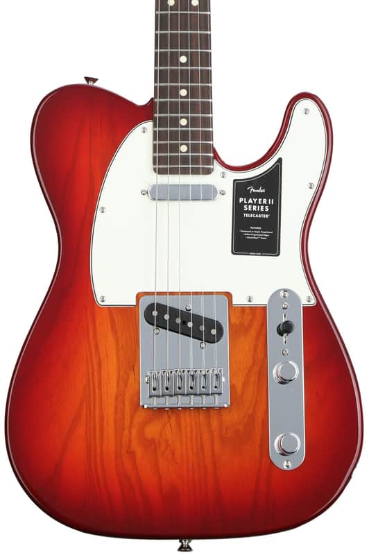 Fender Player II Telecaster Electric Guitar - Aged Cherry Burst with Rosewood Fingerboard image 1