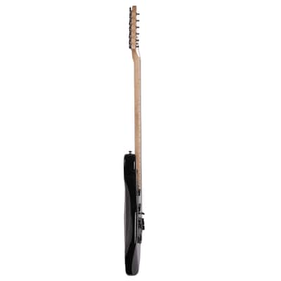 Glarry GST Stylish Electric Guitar Kit with Black Pickguard includes Guitar, Amp, Soft Case, Strap, Cord, and Pick 2020s - Black image 19