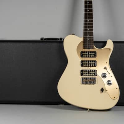 2015 Asher Guitars GT-3 Antique White Lollar Gold Foils w/OHSC image 6