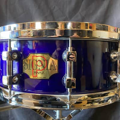 Premier - 5x14" Signia Series Maple Snare Drum 1994–2000 - Purple Lacquer image 4