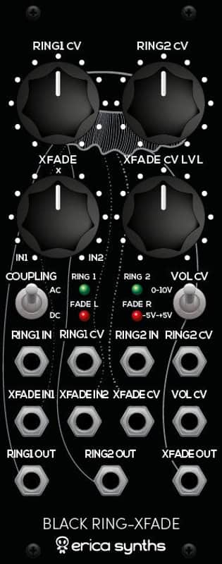 ERICA SYNTHS BLACK RING-XFADE : BRAND NEW :  [DETROIT MODULAR] image 1