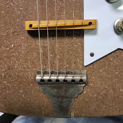 Video Demo 1956 Old Kraftsman by Kay Model 4144 Sizzler Dual Kay Pancake Pickups Pro Setup New Strings Original Soft Shell Case image 3