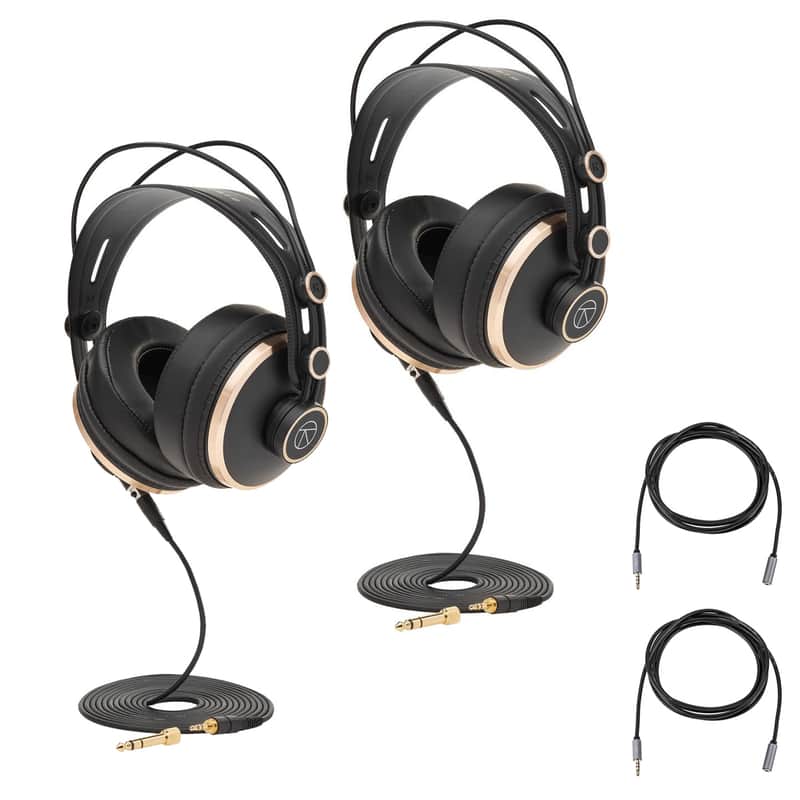 Turnstile Audio 2-Pack TAPH700 Monitoring Headphones with 10' Stereo Cables image 1