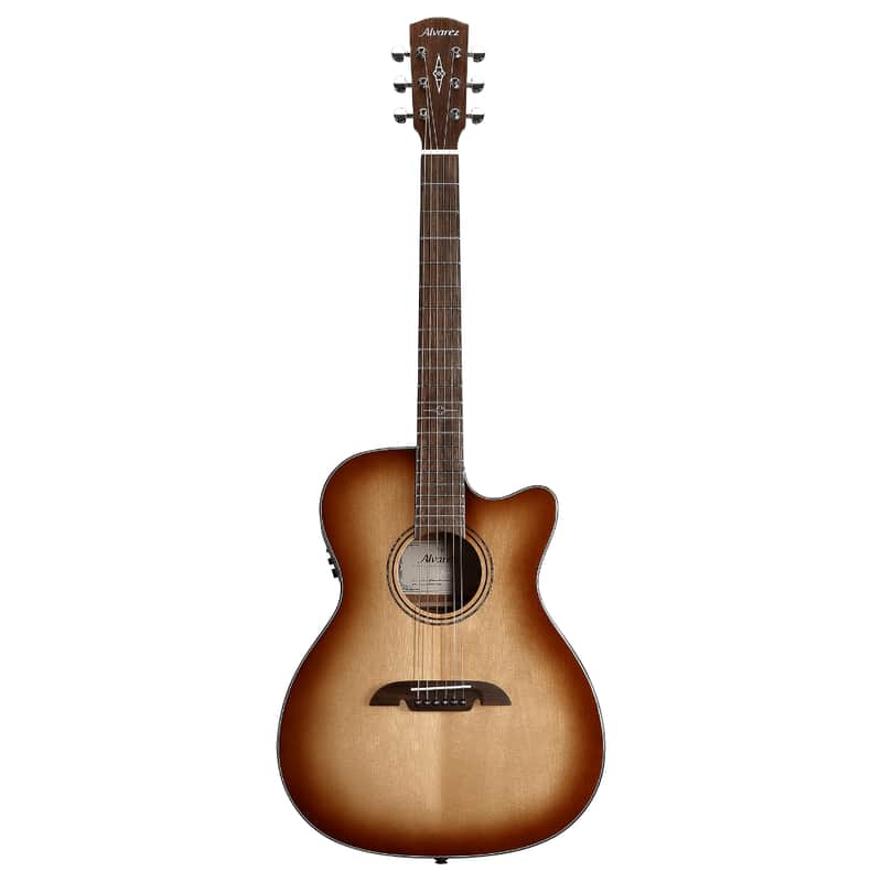 Alvarez AF60ce Artist Folk Size Shadowburst Solid Top Acoustic Electric Guitar Bild 1