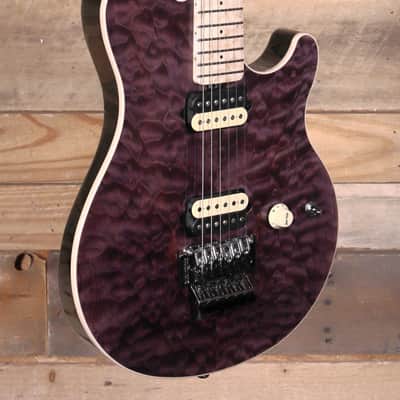 Music Man 30th Anniversary Axis Electric Guitar Translucent Black w/ Case image 2