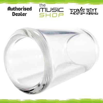 Ernie Ball Glass Guitar Slide, Large, 69mm (L) x 30mm (OD) x 4mm thick - 4229 image 1