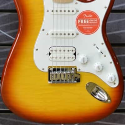Fender Squier Affinity Series Stratocaster FMT HSS Sienna Sunburst Electric Guitar image 6