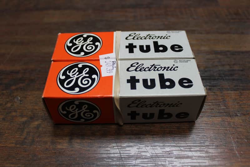 General Electric 1963 GE 7591A NOS Tested Made in USA Matched Pair image 1