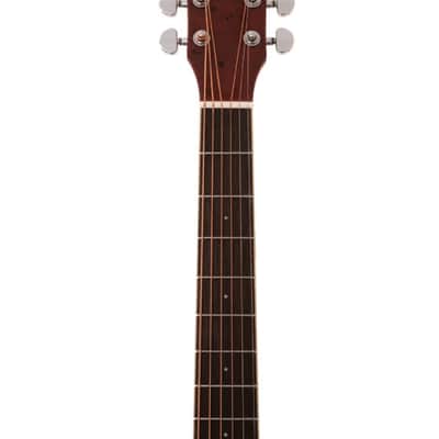 Washburn Acoustic Electric Guitar Cutaway Grand Auditorium - Forest Burl Amber Fade image 4