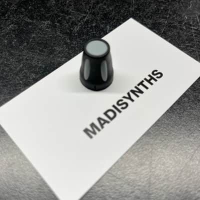 ALBS Rotary Knob with Solid Gray  Insert for Waldorf Microwave XT/XTk, MIDIBox Sequencer