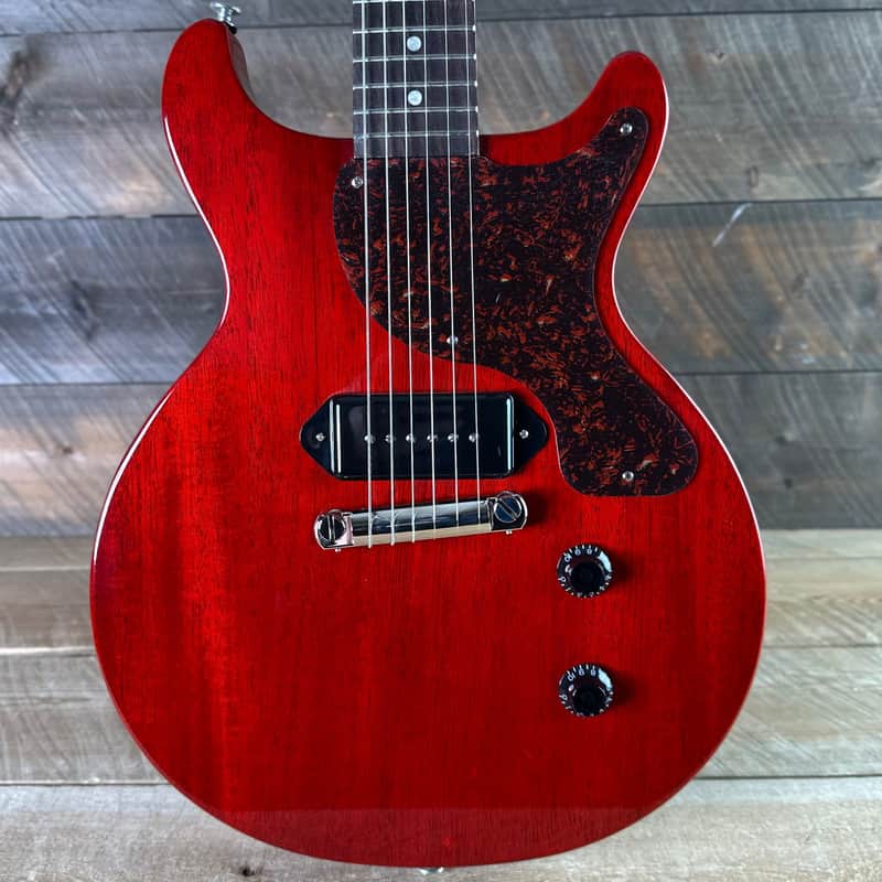 Gibson Les Paul Junior Doublecut W/Tortoise Pickguard - Vintage Cherry 221850033 image 1