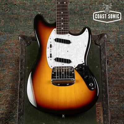 2004 Fender '69 Vintage Reissue Mustang MG69 Sunburst Crafted in Japan CIJ image 5