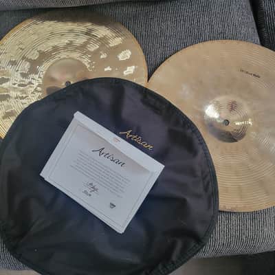 Sabian 14" Artisan Hi-Hat Cymbals (Pair, Brilliant) 2013-Present image 3