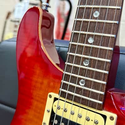 🌟2007 KOREA🌟 PRS SE Custom 22~ Flat Top Model~ Cherry Sunburst~ Moon Inlays! image 5