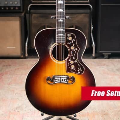 Gibson Custom Shop Pre-War SJ-200 Rosewood Murphy Lab Light Aged Acoustic Guitar - Faded Vintage Sunburst with Hardshell Case image 3