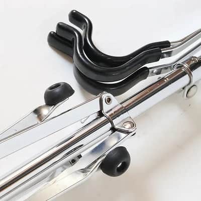 Ludwig (WFL) Snare Drum Stand, Riveted Rubber Feet, Chrome Plated - 1955 / EXCEPTIONAL CONDITION image 1