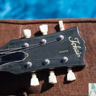Vintage 1980 Tokai Reborn Old LS-50 Gold Top - Original Hardshell Case - Gibson 'Lawsuit' Era (Open Book Headstock) - Pro Set Up w Perfect Frets/Action/Intonation! image 5