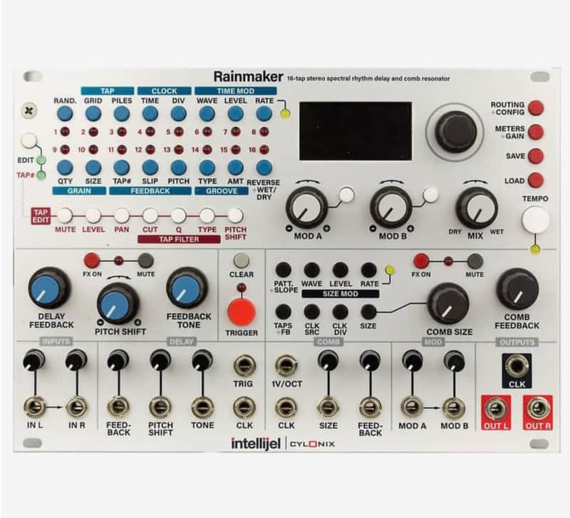 Intellijel Cylonix Rainmaker 16-Channel Delay and Resonator Eurorack 2016-2026 - White image 1