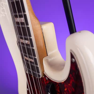1966 Fender Jazz Bass Refin White image 14