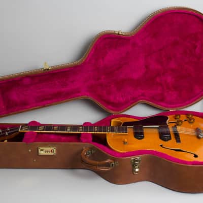 Gibson  ES-175DN Arch Top Hollow Body Electric Guitar (1954), ser. #X8846-19 (FON), brown tolex hard shell case. image 10