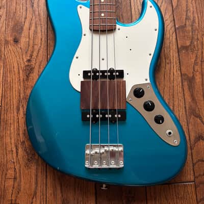 2002 Fender JB-45 Jazz Bass w/ 'Wesley' Ramp Lake Placid Blue MIJ Japan image 6