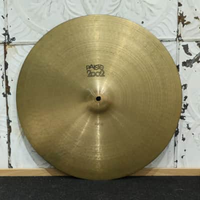 Used Paiste 2002 Black Label Ride Cymbal 18in (1604g) image 1