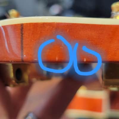 Gretsch G6120 Chet Atkins MIJ Made in Japan Hollow Body Electric with Hardshell case 2012 - Orange image 22