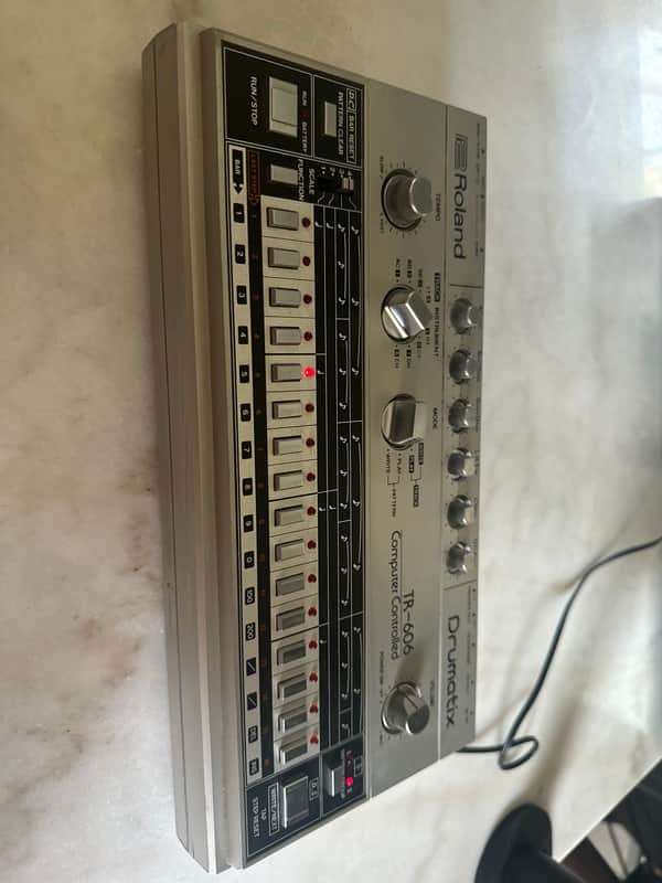 Roland TR-606 Drumatix 1980s - Silver image 1