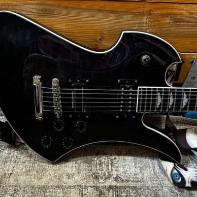 B.C. Rich Mockingbird Special X Black Electric Guitar image 2