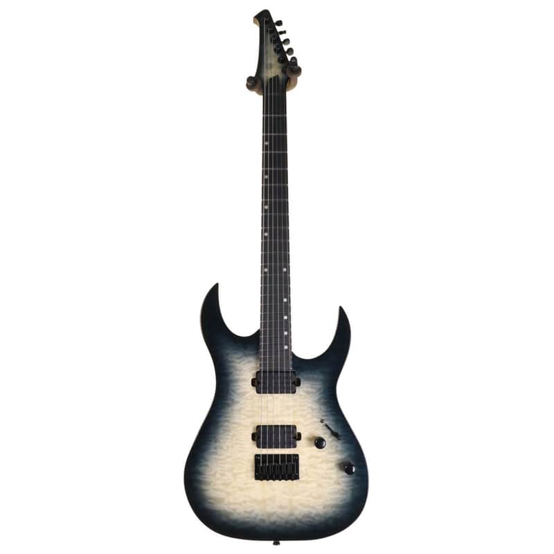 Spira S-500 QGY E Double Cutaway Mahogany Quilted Maple Top Canadian Roasted Maple Neck 6-String Electric Guitar image 1