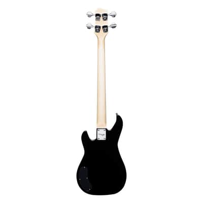 STAGG Electric Bass Guitar Silveray Series "P" Model Black Higloss Solid Alder body Maple Neck image 4