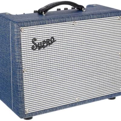 Supro 1970RK Keeley Custom 25-Watt 1x10" Guitar Combo 2018 - Present - Blue Rhino image 5
