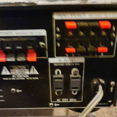 Sony SONY STR-AV770 FM Stereo/FM-AM Receiver 90s  - Black metal image 9