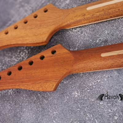 Mahogany Neck flame Maple Board Stainless Steel Jescar Frets image 9