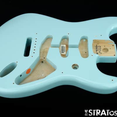 Vintage 50s RI Fender Stratocaster Strat BODY Guitar 1950s Reissue Daphne Blue image 1
