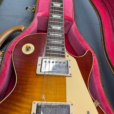 Gibson Custom Les Paul 60th Anniversary Limited Edition V2 2020 - Tomato Soup Burst #001546 image 4