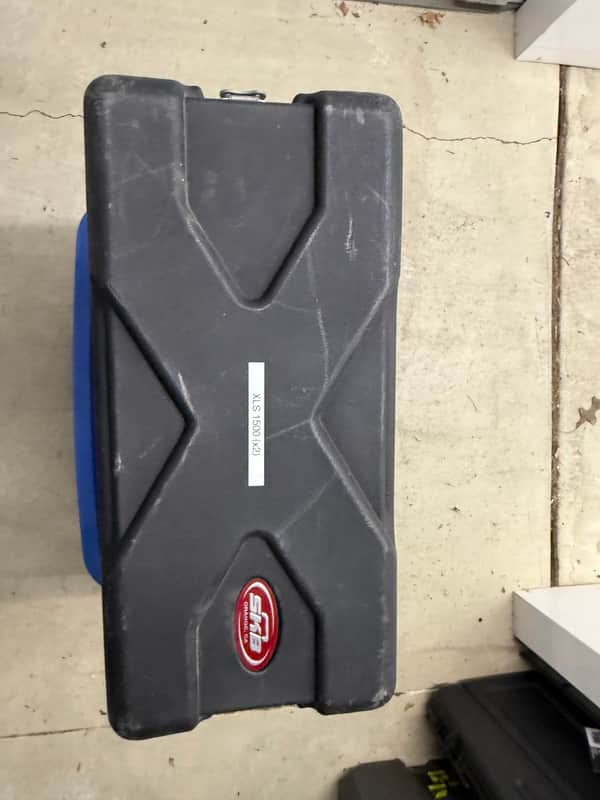 SKB 1SKB-R4S 4U Shallow Roto-Molded Rack Case with Steel Rails 2010s - Black image 1