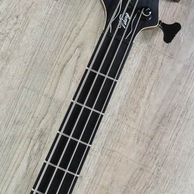 Mayones Viking Classic 4 4-String Bass, Dirty Black Horizon, Ebony Fretboard image 6