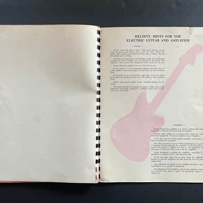 Fender Electric Guitar Course Book Two 1966 / Vintage Case Candy image 9