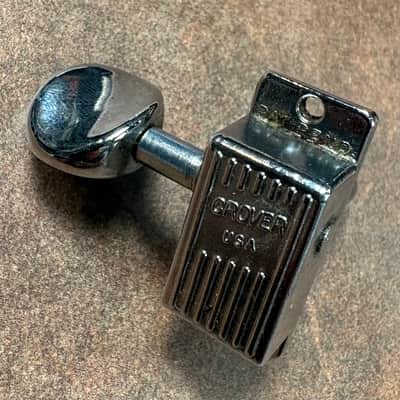 1960s Grover Slimline V100 H100 G100 Single Vintage Chrome Tuner Tuning Machine For Martin Rickenbacker & More! Treble Side image 1