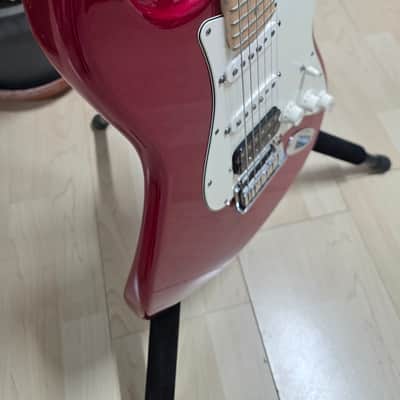 Fender Custom Shop Deluxe Stratocaster Candy Apple Red HSS AAA Flame USA image 23
