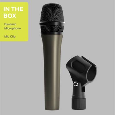 Knox Gear HDM-100 Uni-Directional Dynamic Cardioid Microphone (Clip Included) image 3