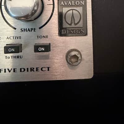 Avalon U5 Direct Box / Instrument Preamplifier 2010s - Silver image 2