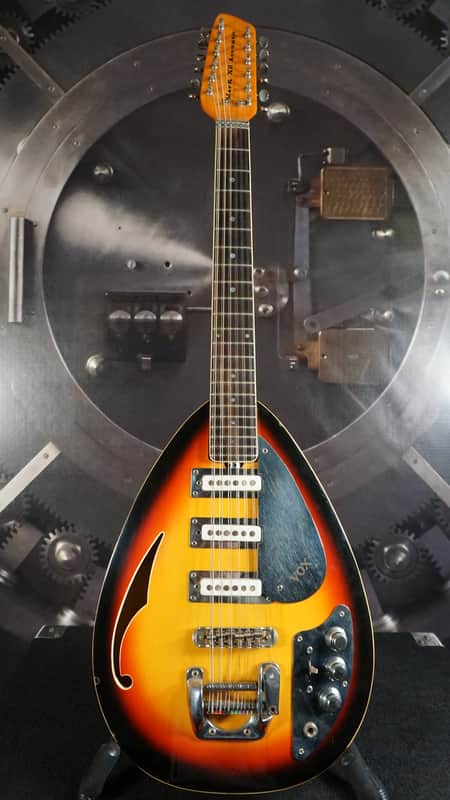 Vox Mark XII Acoustic 1966 - Sunburst 12-String Electric Guitar image 1