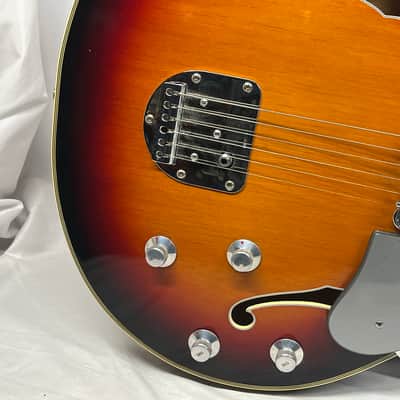 Welson 1960s DS2 Vintage Hollow Body Electric Guitar image 5