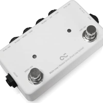 One Control White Loop 2-Channel Loop Flash Switcher Pedal Bundle w/ Polish Cloth image 3