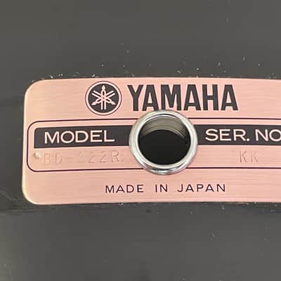 Yamaha 9000 Recording Custom 22x14" Bass Drum black piano image 6