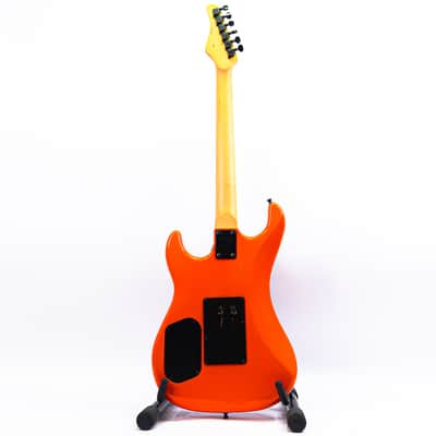 2011 Kramer Pacer Vintage Electric Guitar – Tiger Finish – Floyd Rose – Seymour Duncan JN / JB image 6