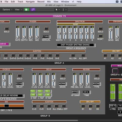 Virtual JD-990 editor / programmer - Roland JD-990 - LOGIC v4 - 7 / vX 10.33+ ONLY image 2